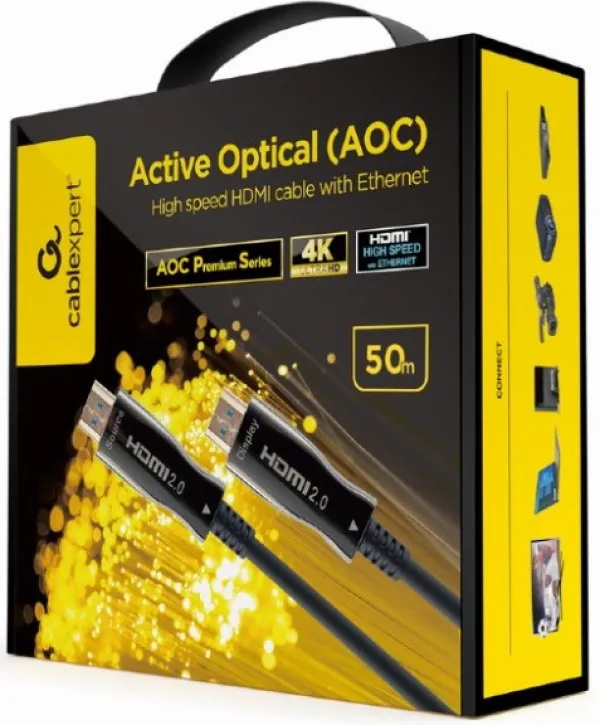 GEMBIRD CCBP-HDMI-AOC-50M-02 Gembird Active Optical (AOC) High speed HDMI cable with Ethernet Premium 50m Slika 2
