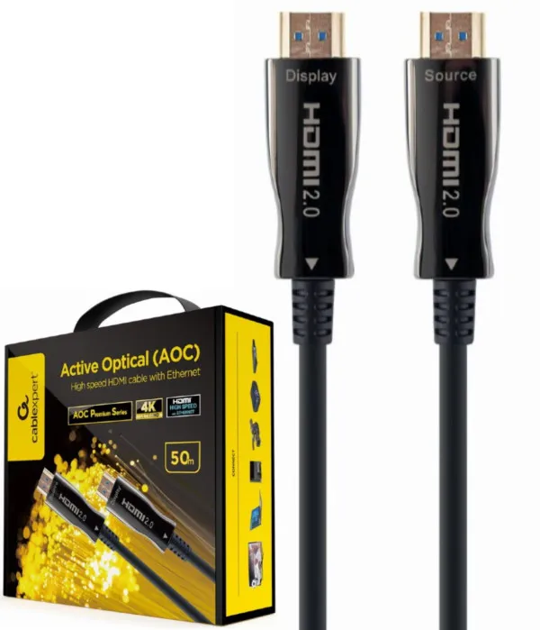 GEMBIRD CCBP-HDMI-AOC-50M-02 Gembird Active Optical (AOC) High speed HDMI cable with Ethernet Premium 50m Slika 3