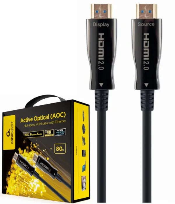 GEMBIRD CCBP-HDMI-AOC-80M-02 Gembird Active Optical (AOC) High speed HDMI cable with Ethernet Premium 80m Slika 2