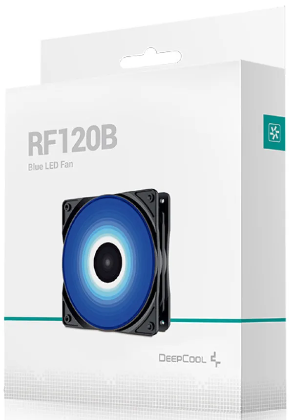 DEEPCOOL DeepCool RF120B 120x120x25mm ventilator BLUE LED hydro bearing 1300rpm 49CFM 22dBa Slika 3