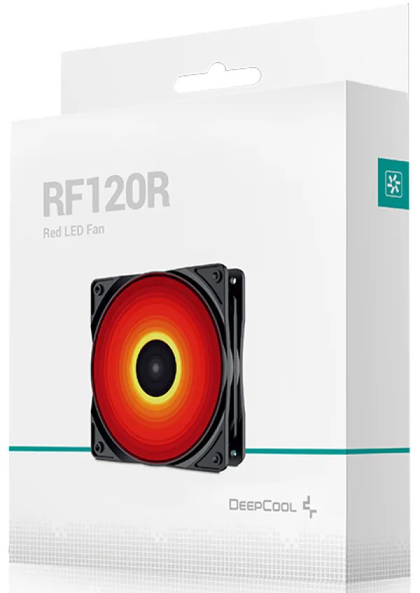 DEEPCOOL DeepCool RF120R 120x120x25mm ventilator RED LED hydro bearing 1300rpm 49CFM 22dBa Slika 2