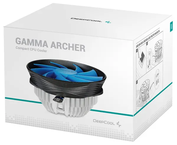 DeepCool GAMMAARCHER UNI CPU kuler 95W 120mm 1600rpm 55CFM LGA1155/LGA775 FM2/FM/AM3+ /AM4/940/754 Slika 2