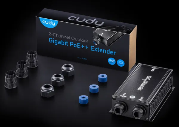 CUDY Cudy POE25 30W Gigabit PoE+/PoE Injector, 2-Channel Outdoor PoE Extender, 100m Slika 1