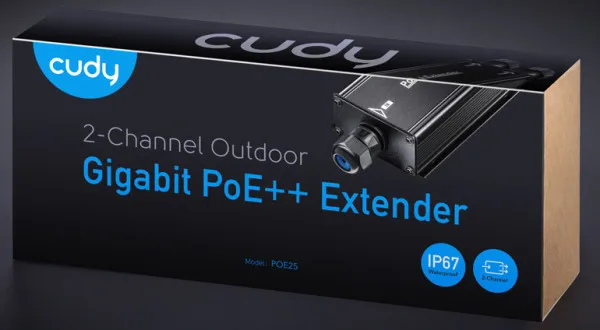 CUDY Cudy POE25 30W Gigabit PoE+/PoE Injector, 2-Channel Outdoor PoE Extender, 100m Slika 9