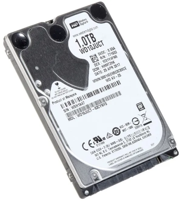 HDD 2.5 * 1TB WD10JUCT WD 16MB 5400RPM SATA 9,5mm Slika 1