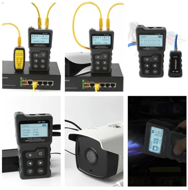 Tester Kablovski POE LAN Noyafa NF-488 STP / UTP do 600m Slika 8