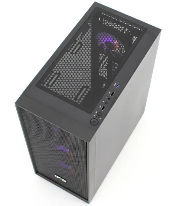 UGD Kuciste Elite 3718 Midi Tower, ATX, ugradjena 4 RGB kulera, Crno Slika 8