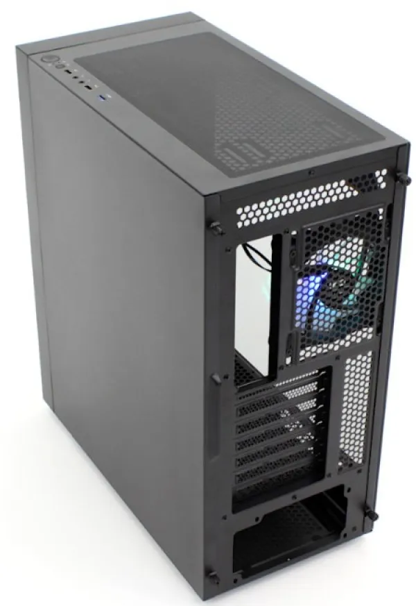 UGD Kuciste Elite 3718 Midi Tower, ATX, ugradjena 4 RGB kulera, Crno Slika 9