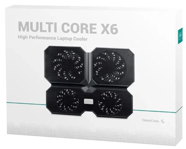 DEEPCOOL DeepCool MULTI CORE X6 Hladnjak za laptop 15.6 2x140mm+100mm.Fan 1000/1300rpm 121CFM 24dB 380x295x24 Slika 7