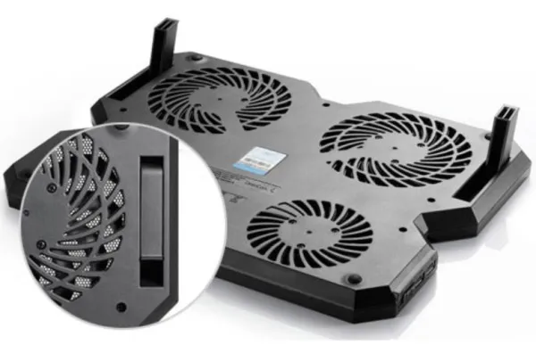 DEEPCOOL DeepCool MULTI CORE X6 Hladnjak za laptop 15.6 2x140mm+100mm.Fan 1000/1300rpm 121CFM 24dB 380x295x24 Slika 1