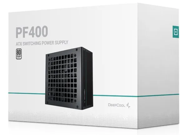 DEEPCOOL DeepCool PF400 Napajanje 80PLUS 400W 1x 20+4pin, 2x 4pin, 1x PCI-E(6+2)x2, 1x EPS 8pin(4+4), 120mm Slika 2