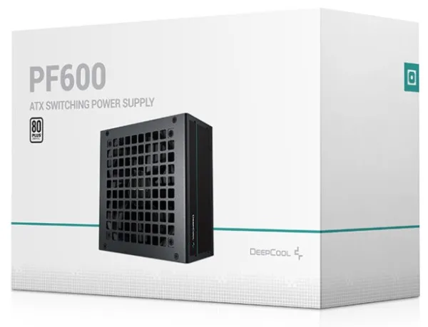 DEEPCOOL DeepCool PF600 * Napajanje 80PLUS 600W 1x 20+4pin, 2x 4pin, 2x PCI-E(6+2)x2, 1x EPS 8pin(4+4), 120mm Slika 3