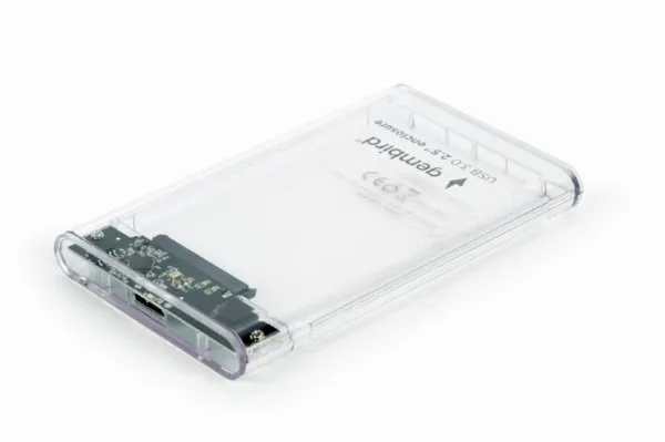 GEMBIRD EE2-U3S9-6 Gembird USB 3.0 Externo kuciste za 2.5 SATA hard diskove 9,5mm transparentni + futrola A Slika 4