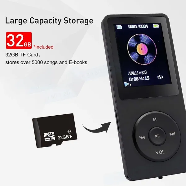 MP3 Player Bluetooth 32GB beli 600690 Slika 6