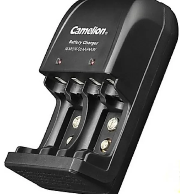 Camelion BC-0904 SM, Punjac baterija AA/AAA/9V LED indikator, Crni Slika 5