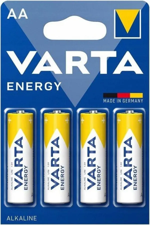 VARTA ENERGY AA 1.5V LR6 MN1500, PAK4 CK, ALKALNE baterije Slika 4