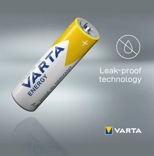 VARTA ENERGY AA 1.5V LR6 MN1500, PAK4 CK, ALKALNE baterije Slika 3