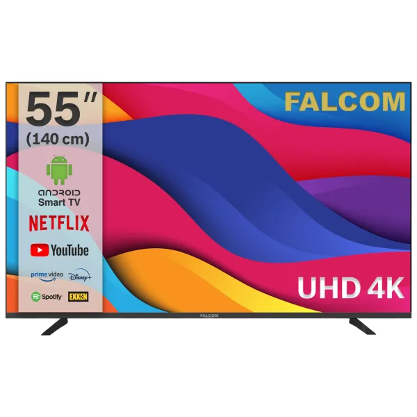TV Falcom 55LTF022SM Smart LED TV 55inca (140cm), Ultra HD 4K, DVB- S2/T2/C tuner, H265 HEVC, 2x10W Slika 1