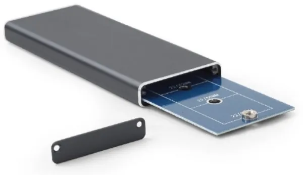 GEMBIRD EE2280-U3C-01 Gembird Kuciste za M.2 za sata SSD (NGFF) memoriju USB3.0 black Slika 4