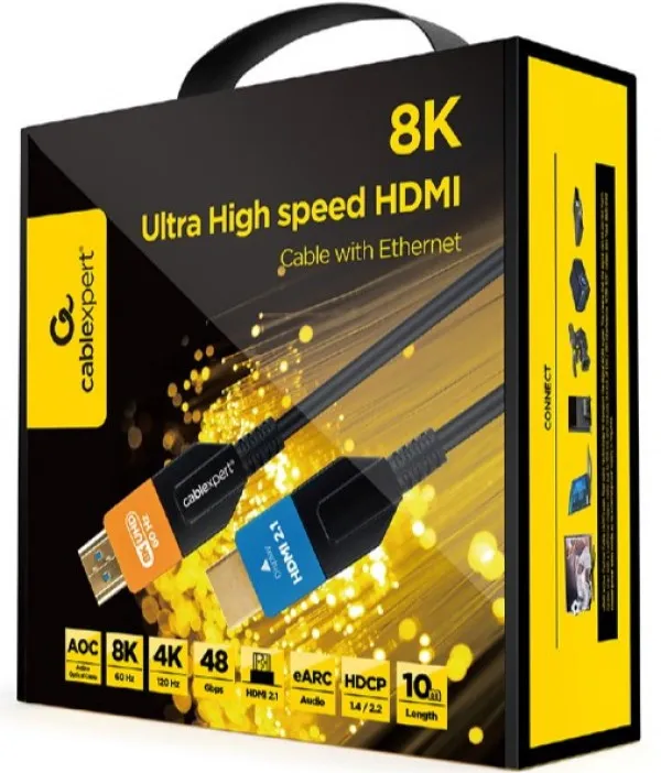 GEMBIRD CC-HDMI8K-AOC-10M Gembird Active Optical (AOC) ULTRA High speed HDMI 2.1 8K UHD with Ethernet 10m Slika 4