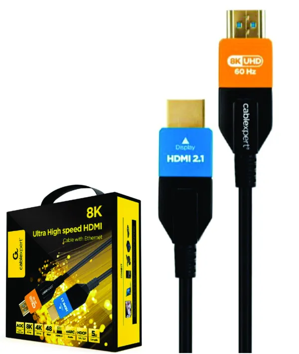 GEMBIRD CC-HDMI8K-AOC-5M Gembird Active Optical (AOC) ULTRA High speed HDMI 2.1 8K UHD with Ethernet 5m Slika 2