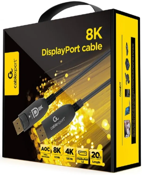 GEMBIRD CC-DP8K-AOC-20M Gembird Active Optical Cables (AOC) DisplayPort v.1.4 (8K@60Hz/4K@120Hz) 20m Slika 3