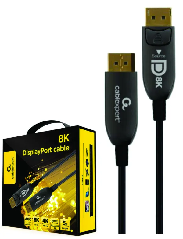 GEMBIRD CC-DP8K-AOC-5M Gembird Active Optical Cables (AOC) DisplayPort v.1.4 (8K@60Hz/4K@120Hz) 5m Slika 2