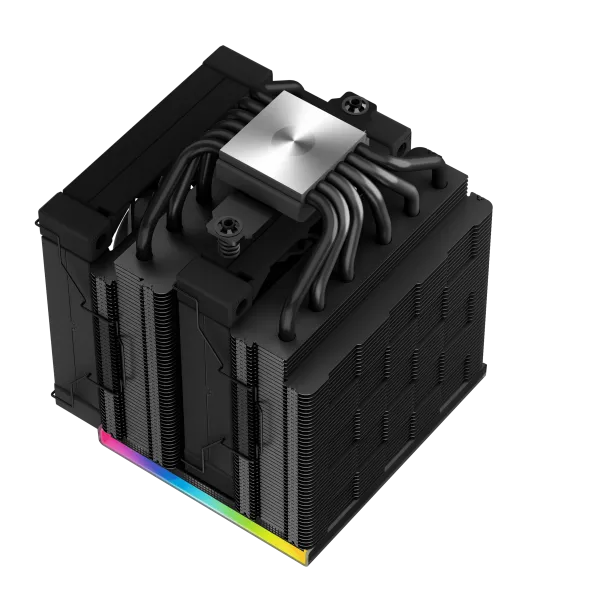DEEPCOOL DeepCool AK620 Digital 6xHeat Pipe, Real-Time CPU Screen, 260W 2x120mm 1850rpm 69CFM Black Intel/AMD Slika 4