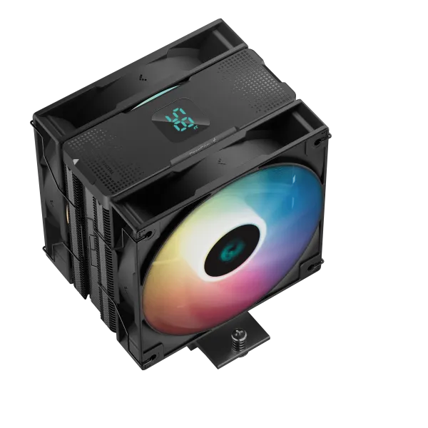 DEEPCOOL DeepCool AG400 DIGITAL PLUS 4xHeat Pipe, Real-Time CPU Screen, 220W 2x120mm 2100rpm 76CFM, Intel/AMD Slika 6