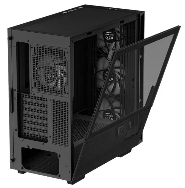 DEEPCOOL DeepCool CH560 DIGITAL ATX Kuciste, Dual Status Display, 3xLED 140mm +1x120mm, Staklena strana,USB-C Slika 2