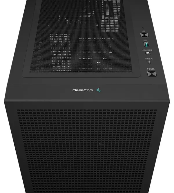 DEEPCOOL DeepCool CH560 DIGITAL ATX Kuciste, Dual Status Display, 3xLED 140mm +1x120mm, Staklena strana,USB-C Slika 9