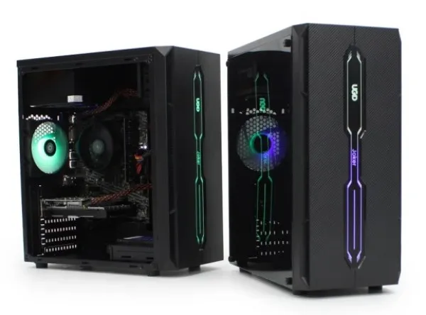 UGD Kuciste Joker K27 ATX, providna stranica, ugradjen 1x RGB kuler, crno Slika 4