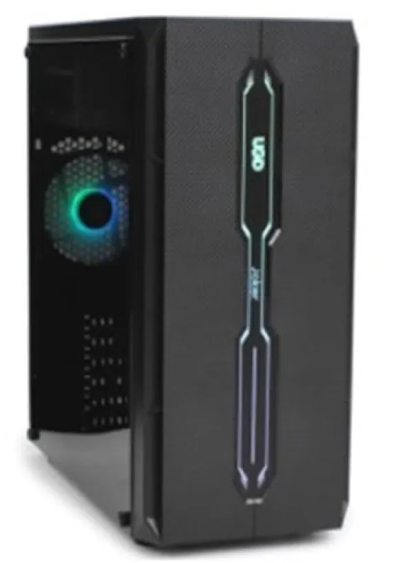 UGD Kuciste Joker K27 ATX, providna stranica, ugradjen 1x RGB kuler, crno Slika 3