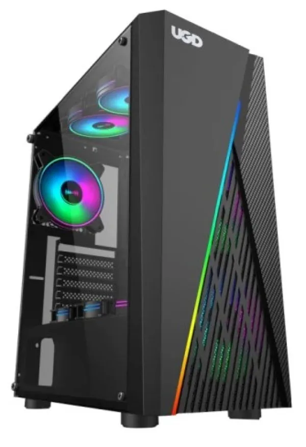 UGD Kuciste Magnum 351, ATX, providna stranica, ugradjeno 2xRGB kulera, Crno Slika 8