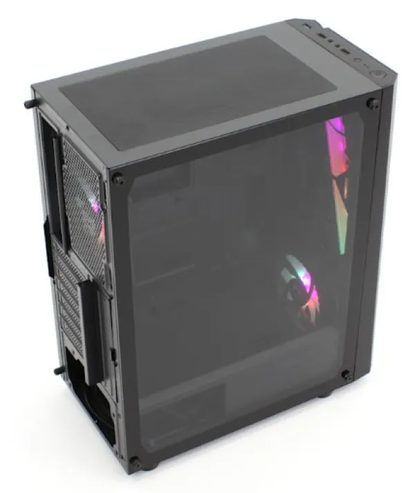UGD Kuciste Magnum 351, ATX, providna stranica, ugradjeno 2xRGB kulera, Crno Slika 7