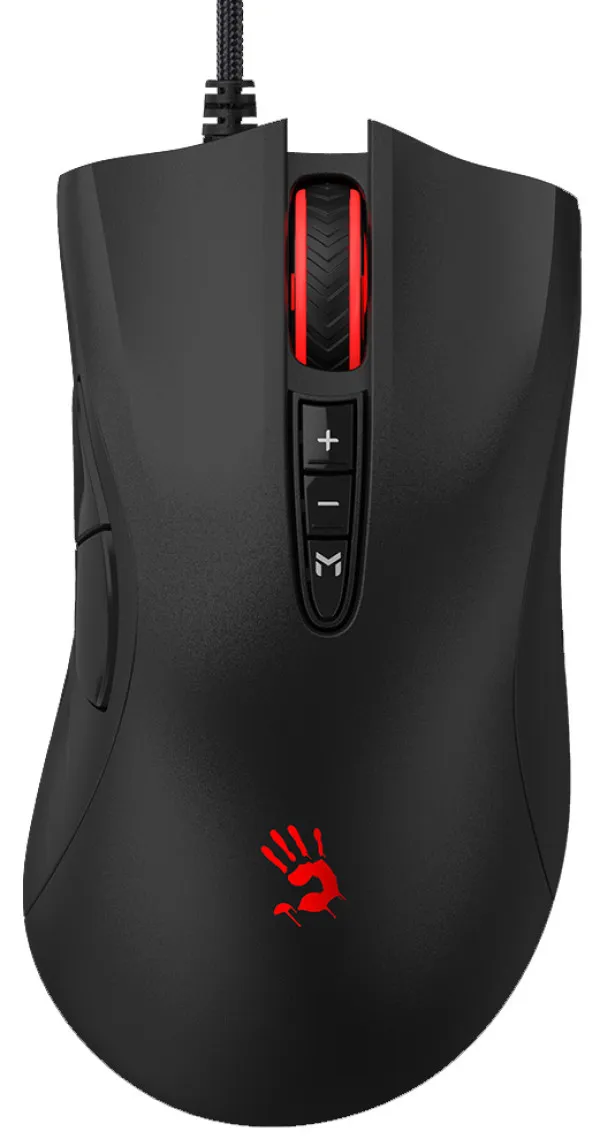 A4 TECH A4-ES5 A4Tech Bloody Gejmerski opt. mis, 1000Hz/1000-3200Dpi, Black USB 125mm Slika 1