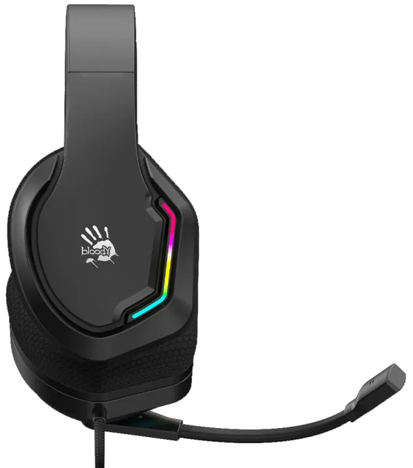 A4 TECH A4-G260 A4Tech Bloody gejmerske slusalice sa mikrofonom, 7.1 SURROUND, 50mm/16ohm, RGB, USB BLACK Slika 1