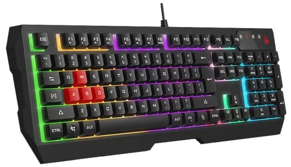A4 TECH A4-B135N A4Tech Bloody Gejmerska svetleca tastatura(NEON LED), black, USB, US layout Slika 6