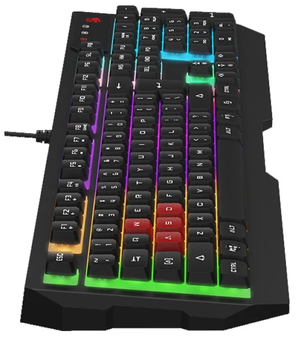 A4 TECH A4-B135N A4Tech Bloody Gejmerska svetleca tastatura(NEON LED), black, USB, US layout Slika 5