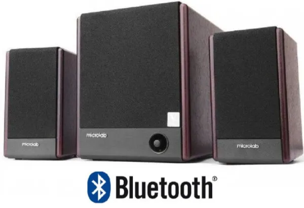 MICROLAB Microlab FC330BT * Aktivni drveni zvucnici 2.1 56W RMS(24W,2x16W), Bluetooth, 3.5mm (7980) Slika 2