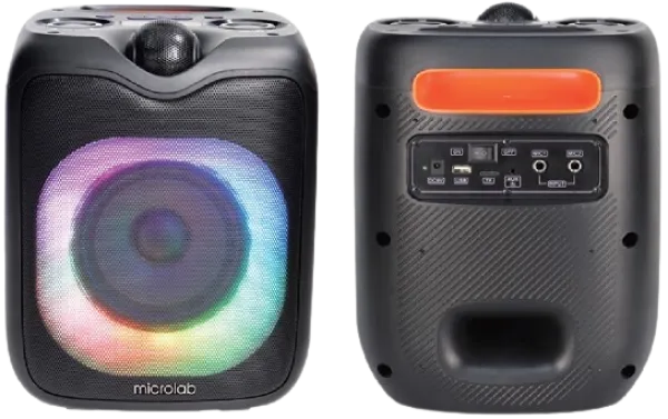 MICROLAB Microlab PT601W karaoke zvucnik 80W, Bluetooth, LED, 7,4V/3600mAh, Aux, USB, microSD, FM + Mic*1kom Slika 2