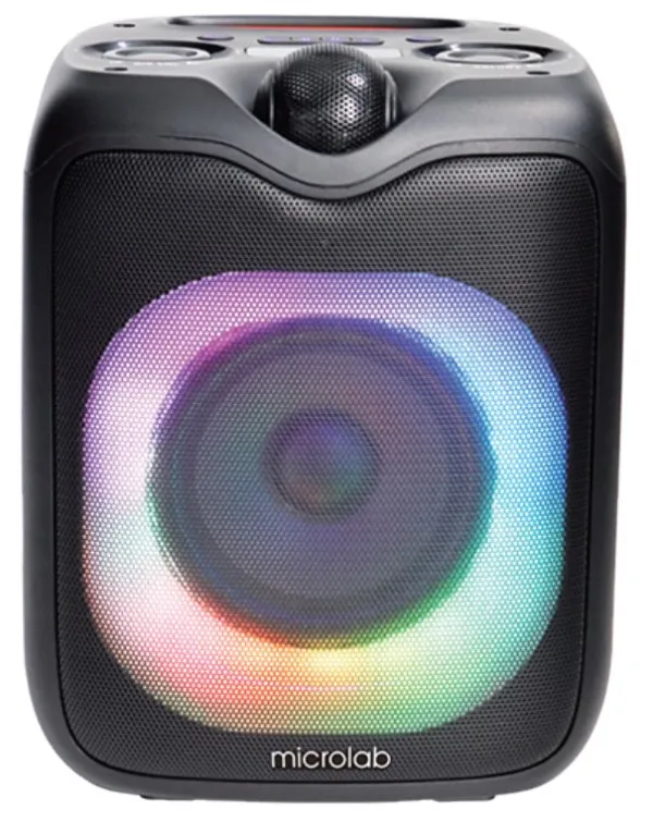 MICROLAB Microlab PT601W karaoke zvucnik 80W, Bluetooth, LED, 7,4V/3600mAh, Aux, USB, microSD, FM + Mic*1kom Slika 3