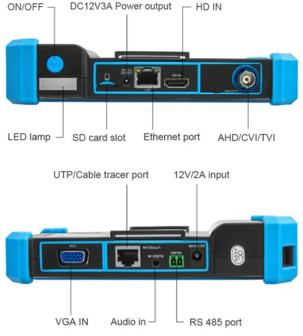 Noyafa NOYAFA NF-IPC715 testni monitor CCTV, 5.4inc (8MP CVI/ TVI/ AHD) Slika 1
