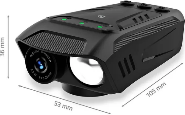 NEDIS CCAM100BK 3-in-1 Full HD kamera za biciklu, LED osvetljenje i sirena Slika 7