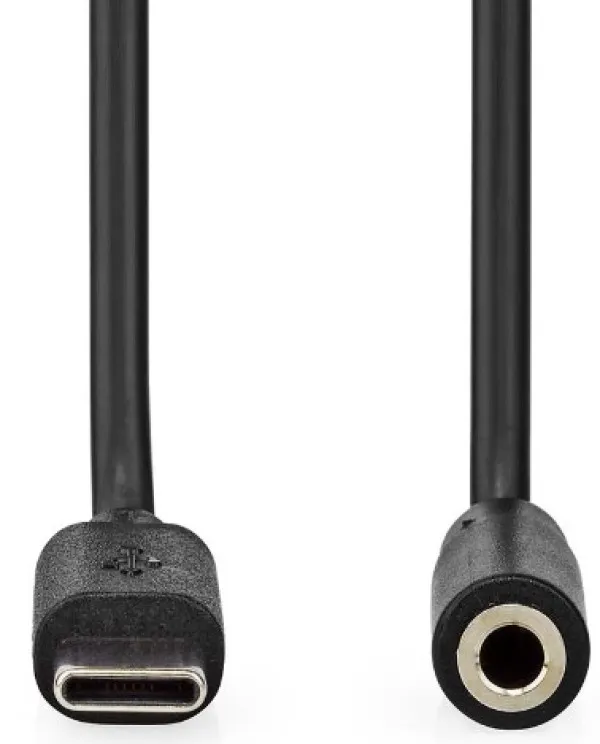 NEDIS CCGL65960BK10 Adapterski kabl sa USB-C na 3,5mm muški sa 4-pinom, 1m Slika 3
