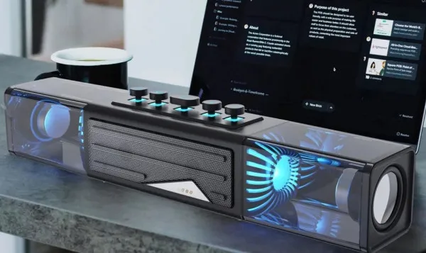 MICROLAB Microlab MS213C Bluetooth speaker soundbar 2x15W, USB, SD, AUX, LED/black Slika 3