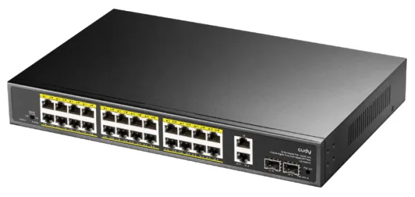 CUDY Cudy GS1026PS2 24-Port Gigabit PoE+ Switch with 2 Uplink Gigabit Ports and 2 Gigabit SFP Slots 300W Slika 7