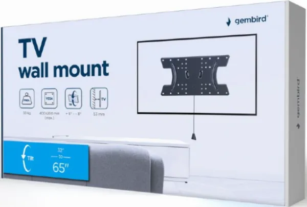GEMBIRD WM-65T-02 Gembird tilt VESA max. 20x40cm 32-65 max.30kg Slika 2