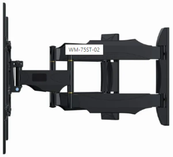 GEMBIRD WM-75ST-02 Gembird rotate/tilt VESA max. 60x40cm 32-75 max.45kg (ugaoni) Slika 9