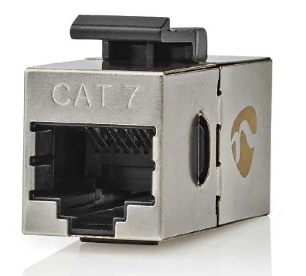 NEDIS CCGB89015ME CAT6a / CAT7, Shielded, RJ45 Female, Straight, Metal 1KOM Slika 1